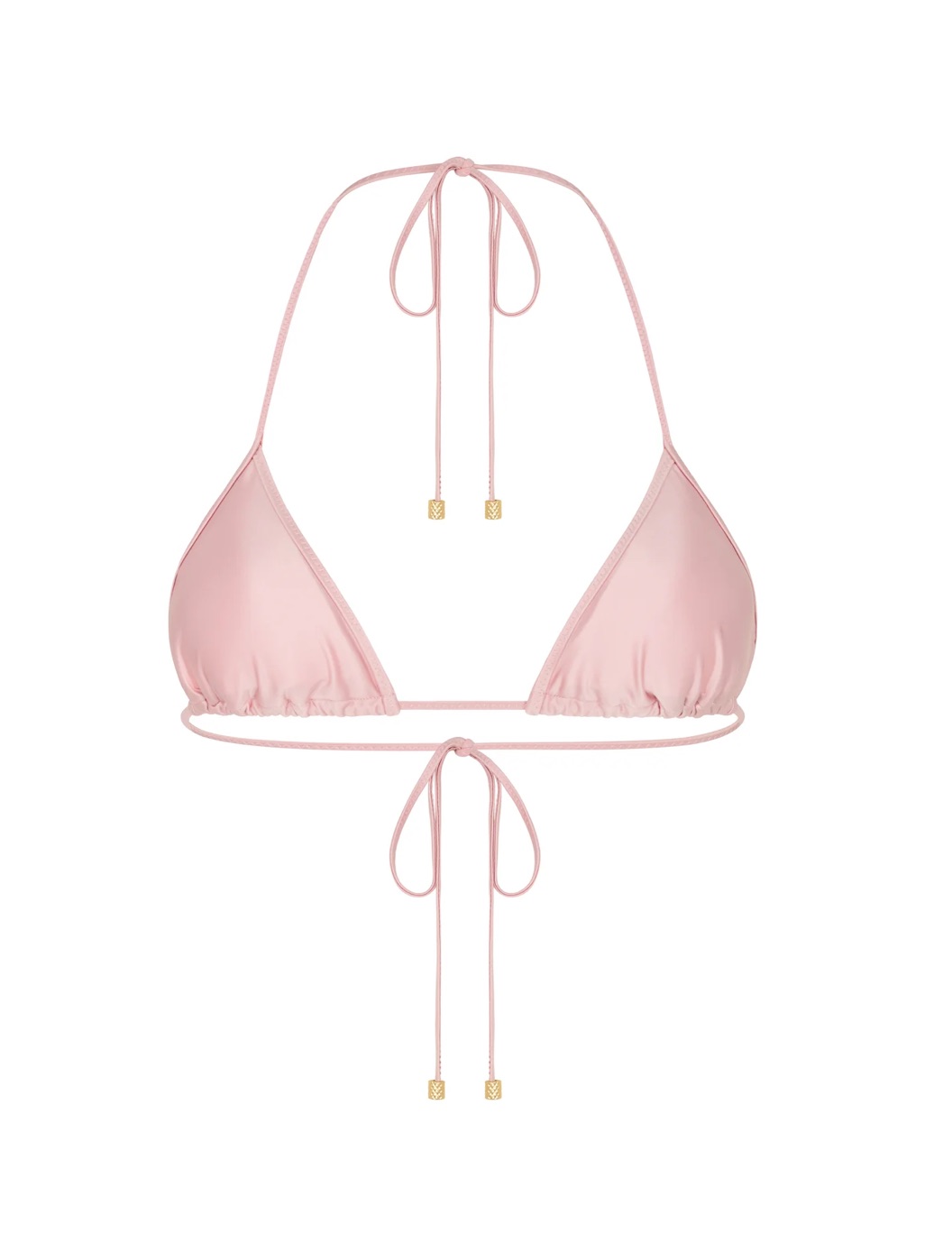 Sommer Swim Light Pink Triangle Bikini Top & Eboni Bottoms